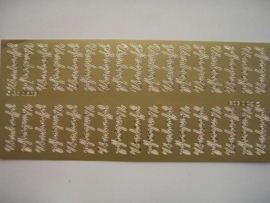 ST-203- verloofd goud 10x20cm