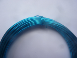CH.10x16 - 10 meter aluminiumdraad (Wire&Wire draad) van 1mm sky blue