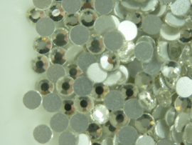 000688 - ca. 1440 kristal steentjes SS12 3.5 mm . zilver - SUPERLAGE PRIJS!