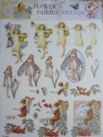 kn/1948- A4 3D knipvel Studio Light Flower Fairies nr.46 - STAP FF 46