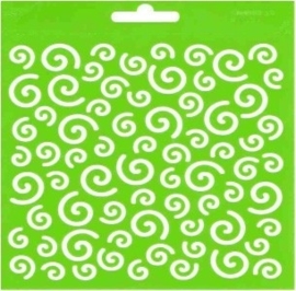 JOY6002/0807- Joy! crafts embossing achtergrondstencil poly-besa 14x14cm dolys