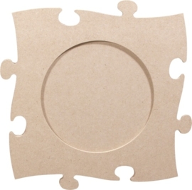 KN213270103- 3 stuks MDF puzzellijst van 24x24cm