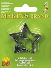 CE117918/6006- Makin`s clay uitsteker ster 2-4 cm.