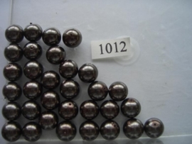 30 x glasparels 10mm koffie 12006/1012