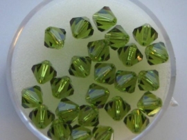 109106/0150 - 25 x swarovski 6mm olivine green