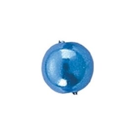 100 x ronde waxparels 4mm lichtblauw  -  6065 350