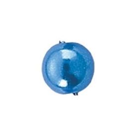 25 x ronde waxparels in een doosje 8mm lichtblauw - 6069 355