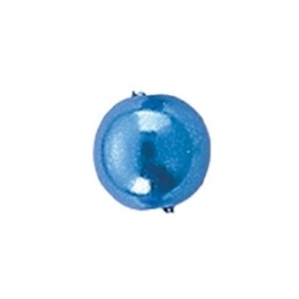 45 x ronde waxparels in een doosje 6mm blauw - 6067 352