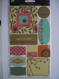 5328- Making M kader stickers met relief
