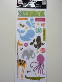 005621.B- big ideas stickers van 12.5x30cm met kinderfiguren OPRUIMING