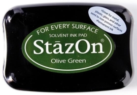 CE132005/6051- Stazon inktkussen SZ-000-051 olive green