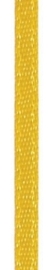 006302/0206- 4.5 meter satijnlint van 10mm breed op een rol maisgeel
