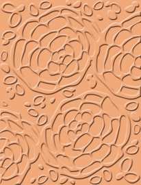 1856 9029- Craft Concepts embossing stencil "carved rose" 11x14.5cm