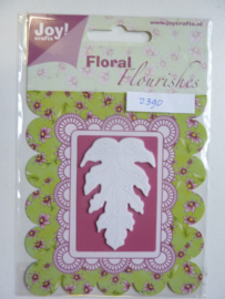 0002390- Joy Crafts stencil foam Flourishes blad - OPRUIMING