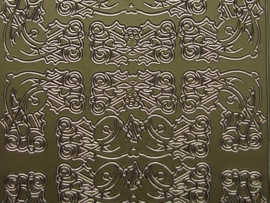 252- ornament goud 10x20cm