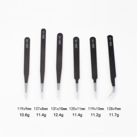 CH.6010- professionele pincetten set - 6 stuks