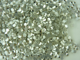 000519- 1440 kristalsteentjes SS16 4mm crystal zilver - SUPERLAGE PRIJS!