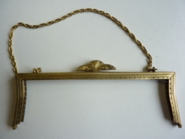 53- tasbeugel met ketting 21.5cm bronskleur