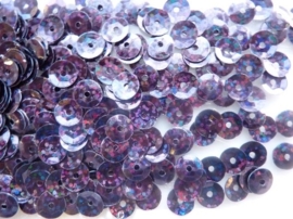 118372/471- 10gram facon pailletten van 8mm in glitter zwart (grote hoeveelheid!)