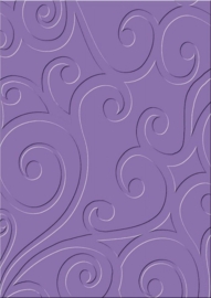 1856 8009- Cart-Us embossing folder ornament krul