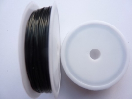 elastisch nylondraad 0.8mm zwart 10 meter - TH12237-3702