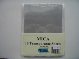 mica (transparante sheets)