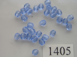 30 x tsjechische kristal facet geslepen glaskralen 4mm 1405
