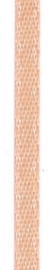 006302/0220- 4.5 meter satijnlint van 10mm breed op een rol abrikoos