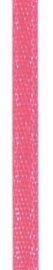 006302/0224- 4.5 meter satijnlint van 10mm breed op een rol neon roze