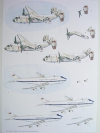 kn/467- A4 knipvel AANBIEDING vliegtuigen