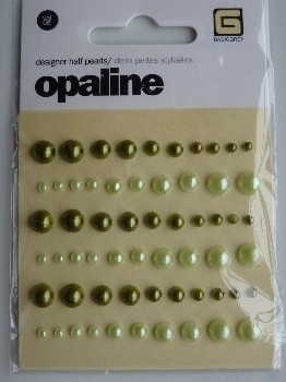00259- parel plaksteentjes van 2 tot 6mm mosgroen/licht groen OPRUIMING