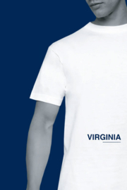 Virginia T-shirts Alan Red wit 3-pack