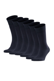 Heren sokken Falke happy 6-paar blauw