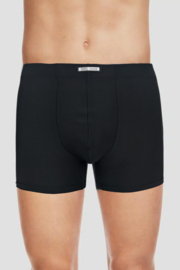 Boxershort microvezel zwart met streepje