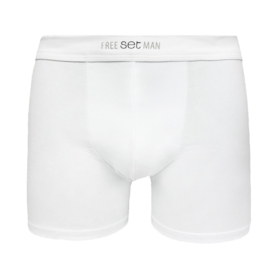 Boxershort Set stretch katoen wit