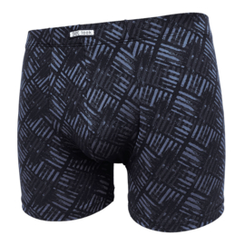 Boxershort Structure microvezel blauw