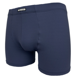 Boxershort microvezel Jacquard marine