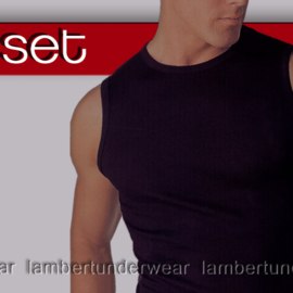 Shirt merk `SET` microvezel 301 zwart tank-top zijde-achtig