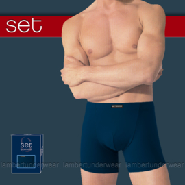 Boxershort microvezel SET donkerblauw