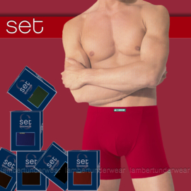 Boxershorts 1878 microvezel  SET 3 x zwart en 3 kleurtinten