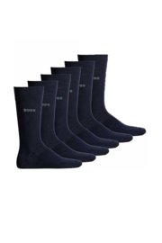 Heren sokken Boss 6-paar blauw