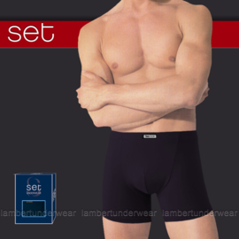 Boxershort microvezel SET zwart