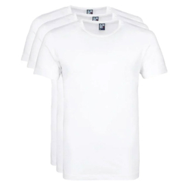 Derby T-shirts Alan Red wit 3-pack