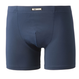 Boxershorts microvezel SET 6 x donker blauw