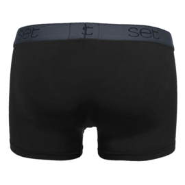 Boxershort microvezel kortere pijp zwart