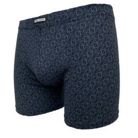 Boxershort Labyrint microvezel blauw