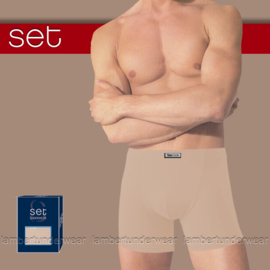 Boxershort microvezel  SET huidkleur