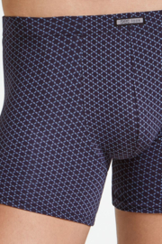 Boxershort microvezel steel blauw