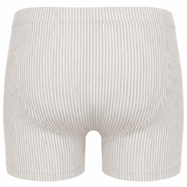 Boxershort stretch katoen grijs gestreept