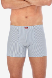 Boxershort stretch katoen Blauw-Grijs streep